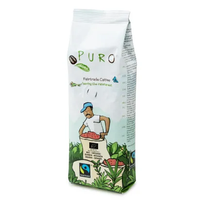 Puro Fairtrade Bio Organic 250g Ganze Bohne, Bio Fairtrade